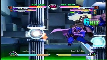 MvC2 (360) Online Player Matches -  z Alternative(Combofiend) vs GreatBobSta(MSP) #630