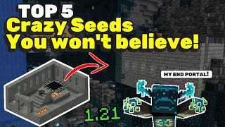 TOP 5 Insane Minecraft 1.21 Seeds You NEED to Try!