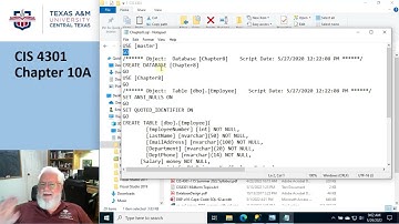 CIS4301 Chapter10A Part2