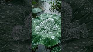 Water Drops Magically Transforming into a Prostrating Silhouette. #shortvideo