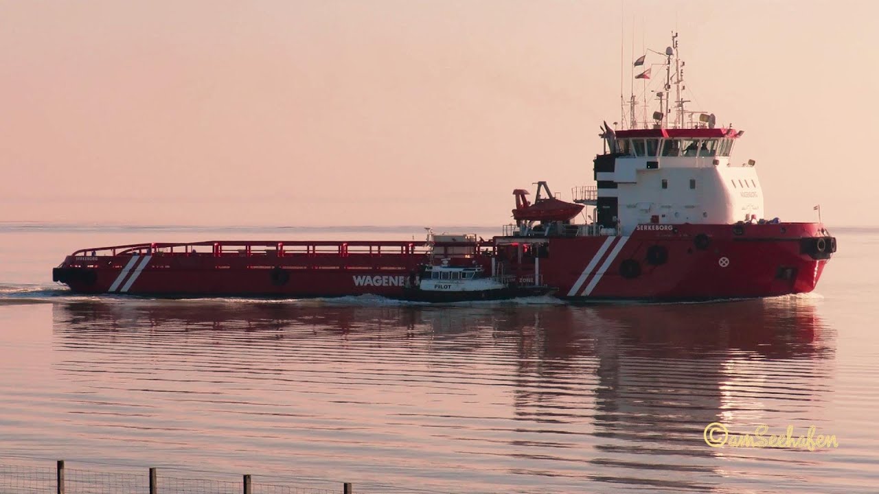 tug ice breaker SERKEBORG PBPB IMO 9621534 Emden Schlepper Eisbrecher pilot boarding