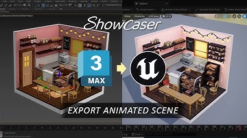 Bake Animated Scene & Export it to Unreal Engine with Showcaser! | 3dsMax Tutorial