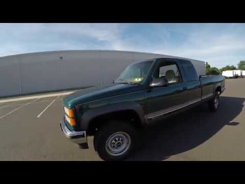 4K Review 1996 GMC Sierra 2500 SLE Ext Cab 4x4 8ft Bed 5-Speed Virtual Test-Drive & Walk-around