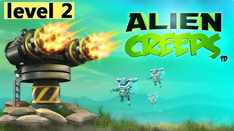 Alien Creeps TD Level 2 GamePlay