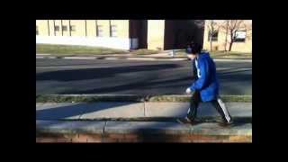 Nine Year Old Aiden Doing Parkour