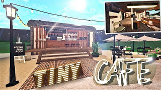Tiny Cafe Tiny Restaurant House build Bloxburg ROBLOX