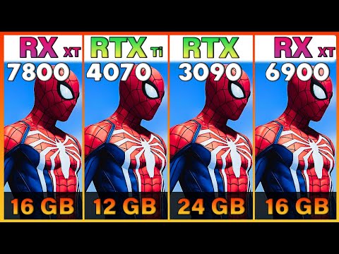 RX 7800 XT vs. RTX 4070 Ti vs. RTX 3090 vs. RX 6900 XT Tested in 10 Games | 1440p vs. 4K