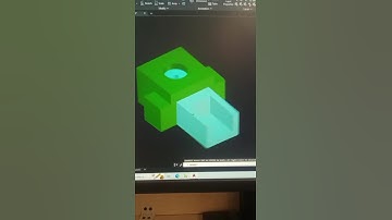 3D Autocad model. Orbit command in Autocad.