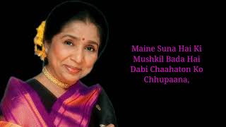 Video thumbnail of "Ajnabi Mujhko Itna Bata Full Song With Lyrics By Asha Bhosle & Udit Narayan"