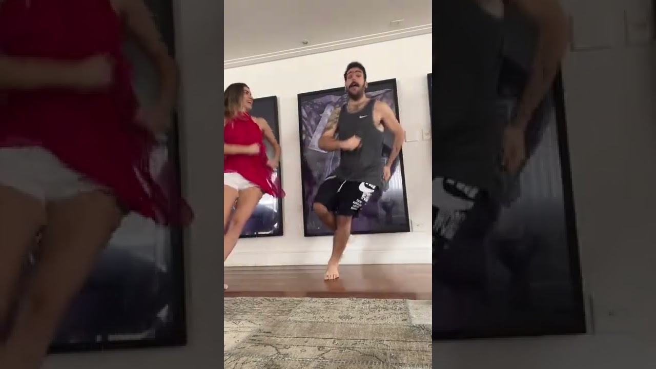 Ignazio Boschetto with his ex-girlfriend (Aninha Guedes)