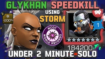 Storm SOLOS 8.4 Glykhan in 1:59! (World Record) | Act 8.4.6