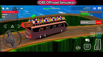 IDBS Offroad Simulator Bus Driving Game Multiplayer Games Offroad Games IDBS Studio Game