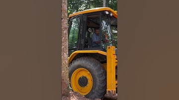 Jcb 3dx moving through narrow path #jcb #jcb3dx #jcbbackhoe #jcbcartoon #jcbtractor #jcb3cx #jcb5cx