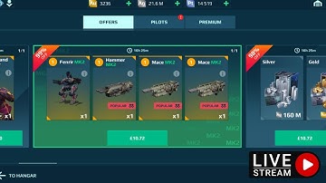 WAR ROBOTS LIVE STREAM MK2 FENRIR OFFER IS IT WORTH IT? #WARROBOTS
