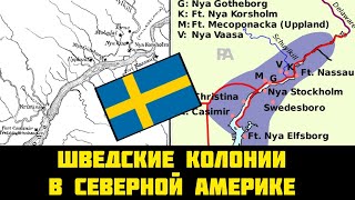 ШВЕДСКИЕ колонии в Америке | Новая Швеция