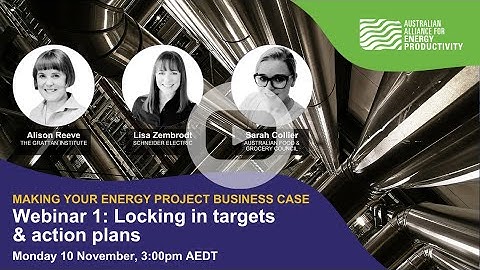 Locking in energy & decarbonisation targets and action plans - Making project business case