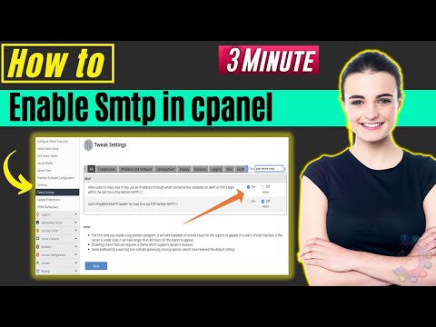How to enable smtp in cpanel 2022