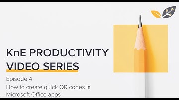 Episode 04: How to Create Quick QR Codes in Microsoft Office Apps