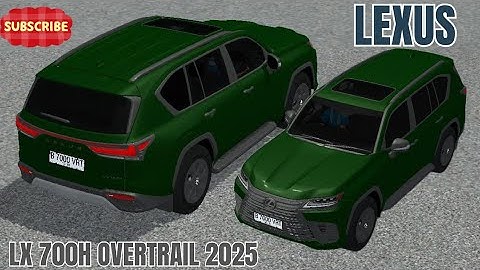 Mod BUSSID - LEXUS LX 700H OVERTRAIL 2025