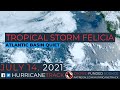 Tracking TS Felicia in the east Pac plus a look ahead to peak season in the Atlantic - July 14, 2021