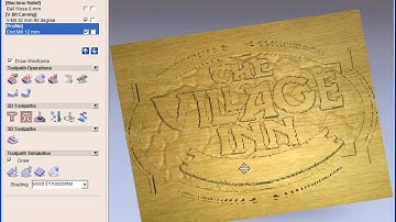 Creating a textured sign in ArtCAM Express