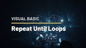 Repeat Until Loops (Do while, Do loop) in Visual Basic