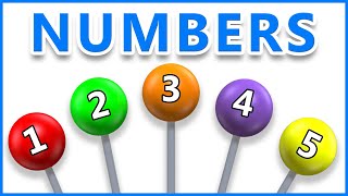 123 Numbers for Toddlers | 1 To 10 | 12345 Number Learning Kids Video | 1234 Number Names for Babies