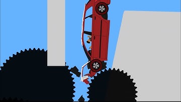 Algodoo car crashes & destruction #30