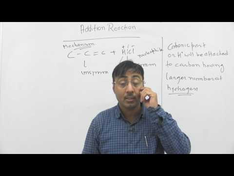 #77 - Addition Reaction: 1 - Basics of Organic Chemistry - Shashi Bhushan NEET AIIMS NEET AIIMS - #77 - Addition Reaction: 1 - Basics of Organic Chemistry - Shashi Bhushan NEET AIIMS NEET AIIMS
