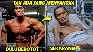 DULU KEKAR Berotot, Kondisi 6 Artis bertubuh kekar berotot sangat Prihatin setelah alami sakit parah