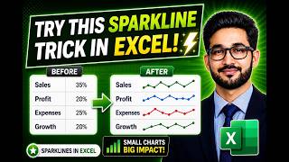 “Tiny Charts, BIG Impact! Master Sparklines in Excel” | #excel #engineering #exceltips #automation