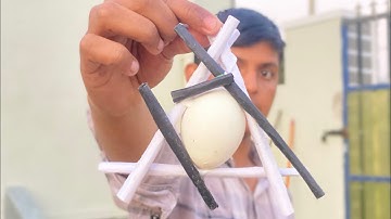 1st place Egg Drop project ideas 💡 using SCIENCE