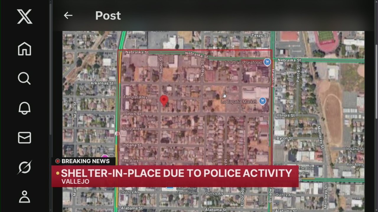 Residents of Vallejo neighborhood told to shelter in place due to police  activity