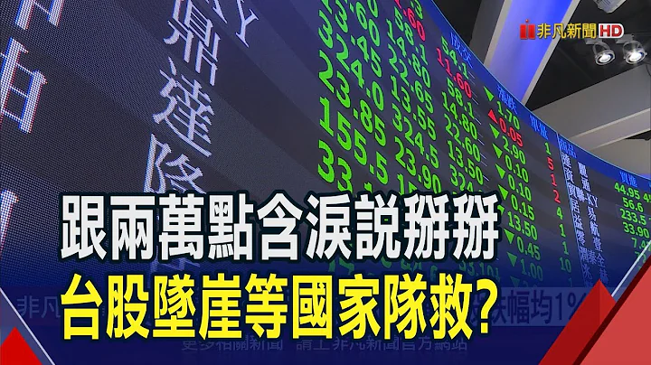 台股殺到見骨痛失2萬點大關! 外資狠砍388億  台積電破8殺到788元! 十大權值股跌幅均1%起｜非凡財經新聞｜20240416 - 天天要聞