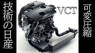 技術の日産！可変圧縮比エンジン KR20DDT[VCターボ] 【ガレージトーク】