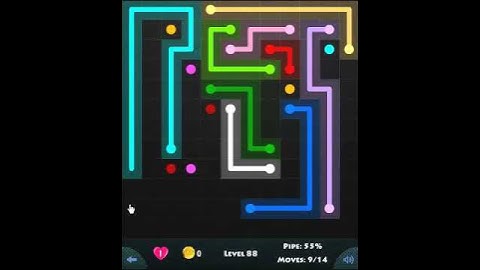 flow game facebook - 12 x 12 mania level 88 Connect the dots
