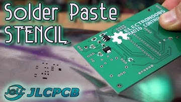 JLCPCB solder paste stencil order and use