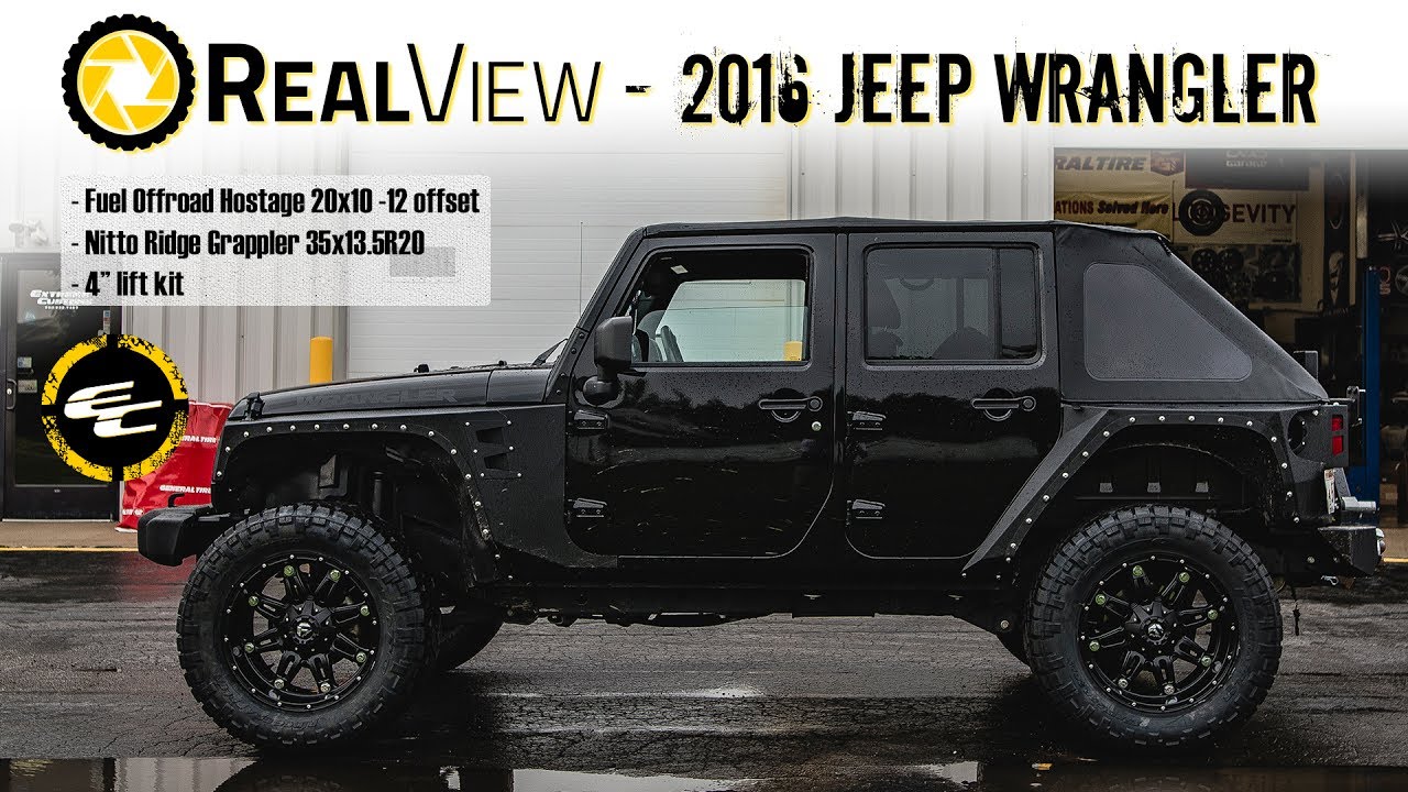RealView - Lifted 2016 Jeep Wrangler w/ 20