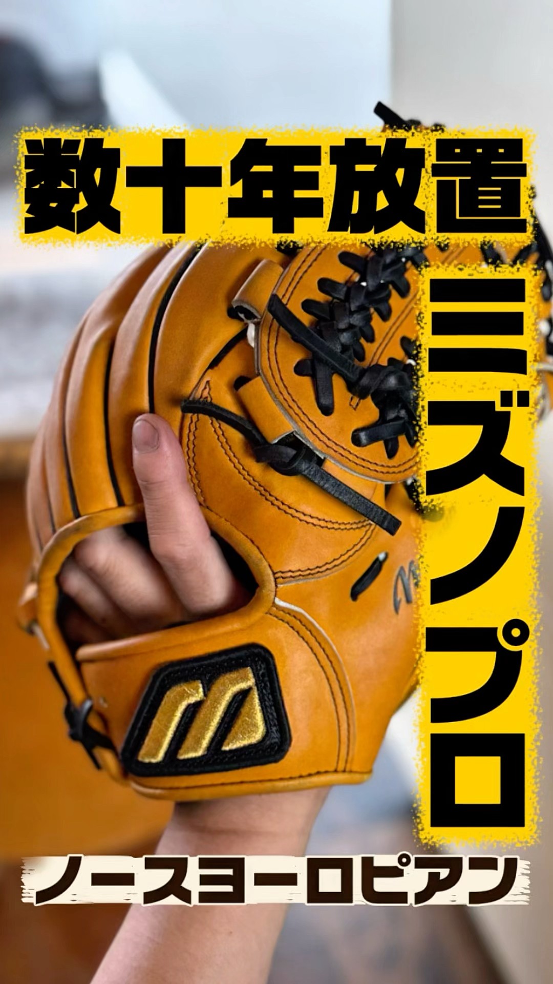 Like New] Shaping a Dream Mizuno Pro Custom Glove with North