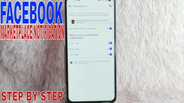 ✅  How To Manage Facebook Marketplace Notification 🔴