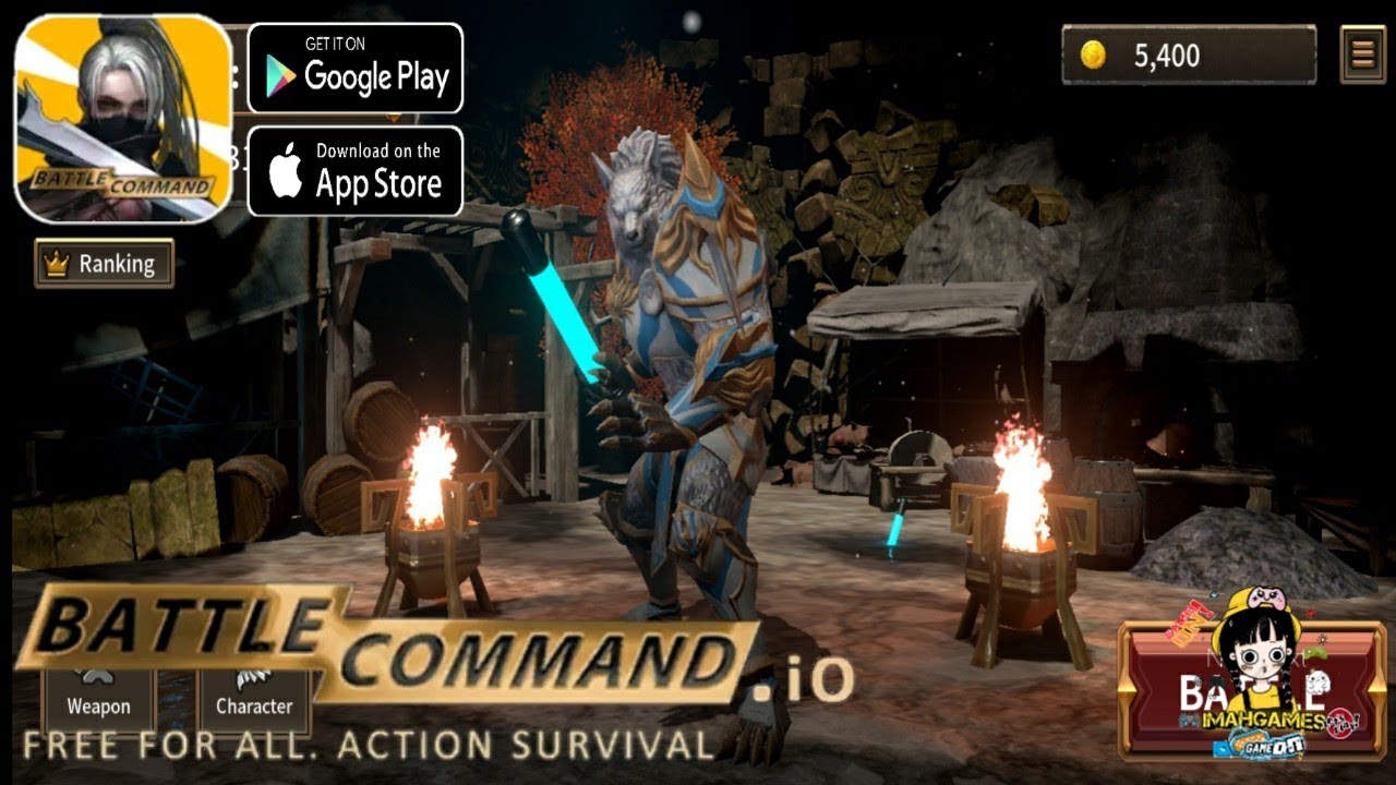 BATTLECOMMAND . io - Action Survival Game ( Android ) Gameplay - YouTube