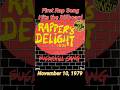 Rapper’s Delight becomes first Rap song on Billboards #rap #music #history