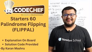 Codechef Starters 60 | Palindrome Flipping (FLIPPAL) Solution | Explanation +Code | Hindi Editorial