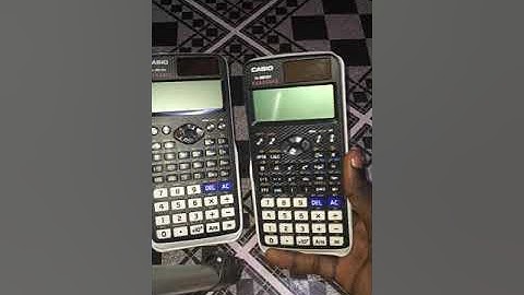 How to identify an original Casio ClassWiz Scientific Calculator