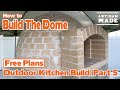 How to build a brick oven / Outdoor Kitchen Build - Part 5