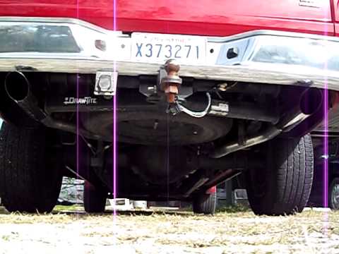 2006 dodge dakota dual exhaust 40 series flowmaster - YouTube