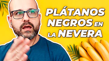 ¿Por qué se ponen negros los plátanos en la nevera?