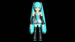 3Ds Max - Miku Hatsune And Facepalm Animation In 5Min