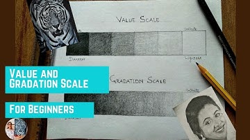 HOW TO create a VALUE and GRADATION scale for BEGINNERS | Understanding VALUE (light and dark)