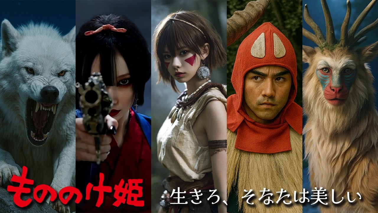 【MV】『もののけ姫』を名セリフで歌ってみた